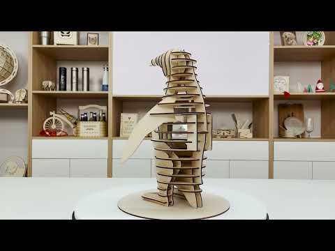 Ortur Laser Master 3 Extensions cut plywood ——Penguin