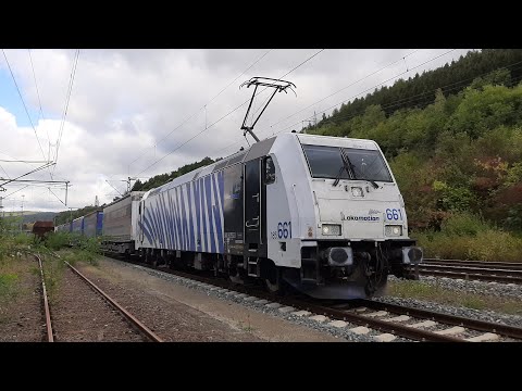 Führerstandsmitfahrt Fulda-München Ost Rbf, Baureihe 185, Teil 6 von Olching nach München Ost Rbf