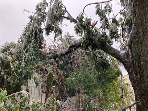 Ice storm, Power Out, Historic Ice Storm in Oklahoma, 10/27/2020 Part 2