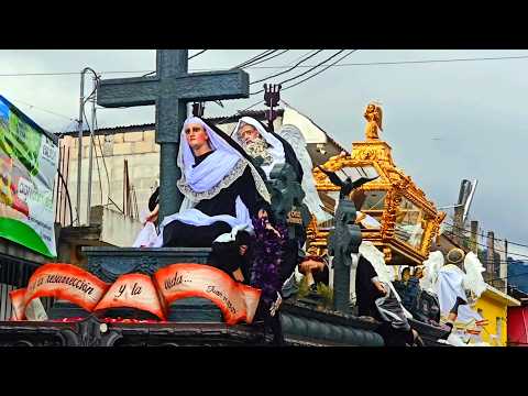 Procesión XVI Aniversario De Jesús Sepultado De La Fé,  Santa María de Jesús,  Sacatepéquez 