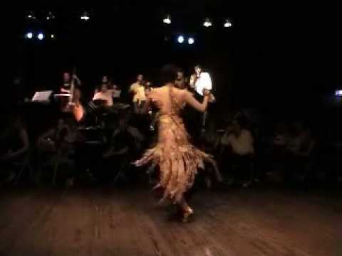  Katia Rodrigues  and  Alexandre Bellarosa  are  dancing  to  the  tango  "  Tu...el Cielo Y Tu!  "