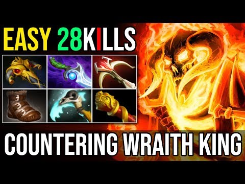 [Clinkz] How to Counter Wraith King With Diffusal Blade 28Kills 7.19 | Dota 2 Highlights