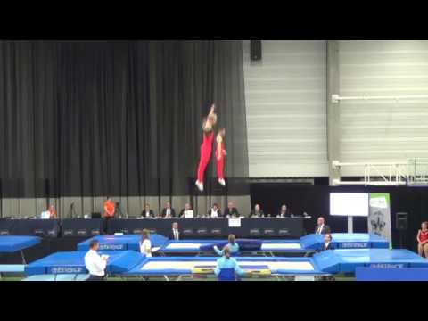 Joris Geens & Simon Debacker - Belgisch kampioenschap 2018 - Trampoline Synchroon