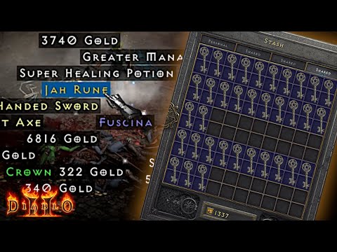 I Found a Jah Rune While Farming Keys (100 Full Key Set Runs)