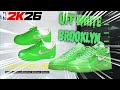 How To Make The NIKE AIR FORCE 1 OFF WHITE Brooklyn Shoes In NBA 2K26 NBA 2K26 Shoe Creator