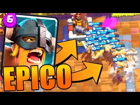 DEVASTATING ELECT BARBARIANS!!! NEW CARD! - Clash Royale ITA #35