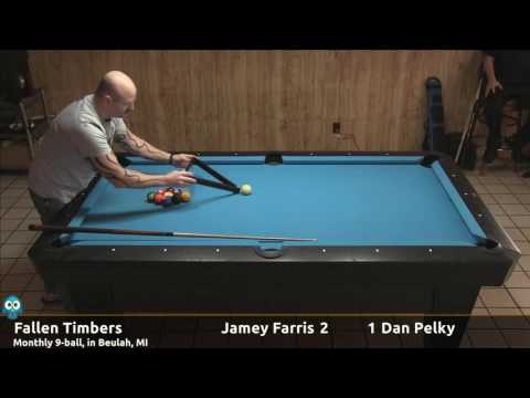 Jamey Farris vs Dan Pelky - 2017-02-11 Fallen Timbers monthly 9-ball