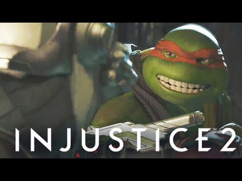 INJUSTICE 2 - MICHELANGELO ROASTS ZONERS!!! - TMNT