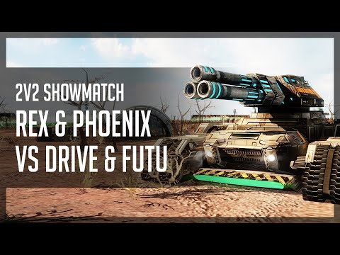 [C&C3: Kane's Wrath] Bo9 2v2 Showmatch - Rex & Phoenix vs Drive & Futurama Cast