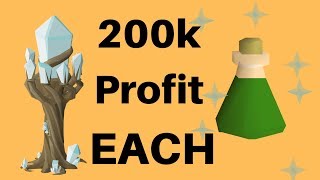 PROFITABLE MAGIC SEEDS (How to grow crystal trees OSRS)