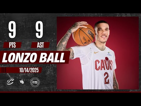 Lonzo Ball - Highlights vs Detroit Pistons: 9 PTS, 4 REB, 9 AST, 3 BLK, 3/5 FG, 2/3 3PT