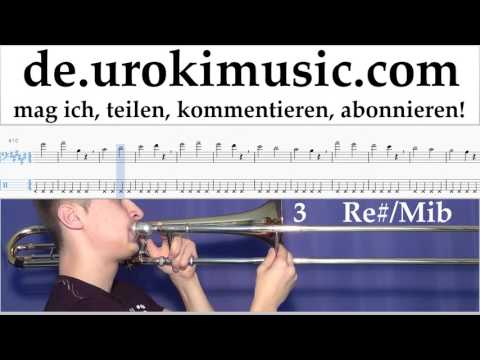 Posaunenunterricht Michael Jackson - Beat It Noten Lernen Teil#1 um-i995