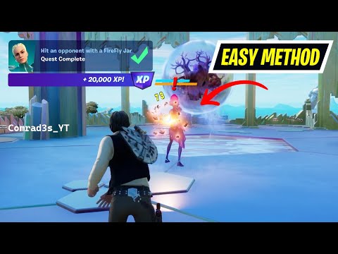 How to EASILY Hit an opponent with a FireFly Jar Fortnite