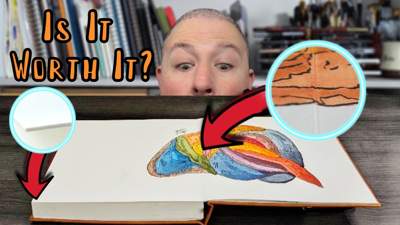 Finally! A 600gsm Watercolor Sketchbook With NO Gutter