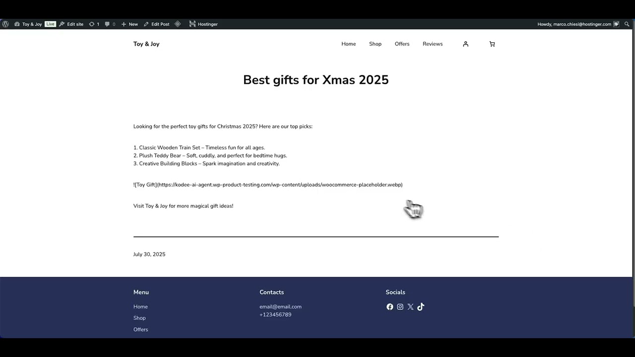 Kodee AI demo WP - YouTube