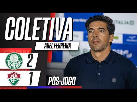 PALMEIRAS 2 X 1 FLUMINENSE: ABEL FERREIRA FALA AO VIVO APÓS PARTIDA DO BRASILEIRÃO