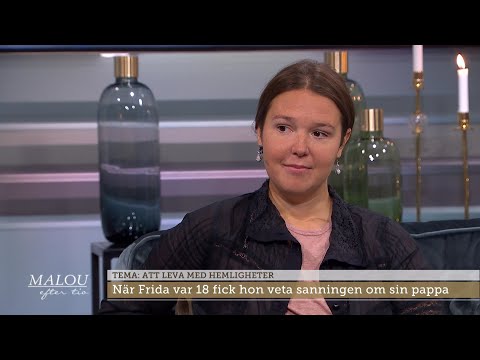 Fridas pappa var inte hennes pappa – ”Fick en chock” - Malou Efter tio (TV4)