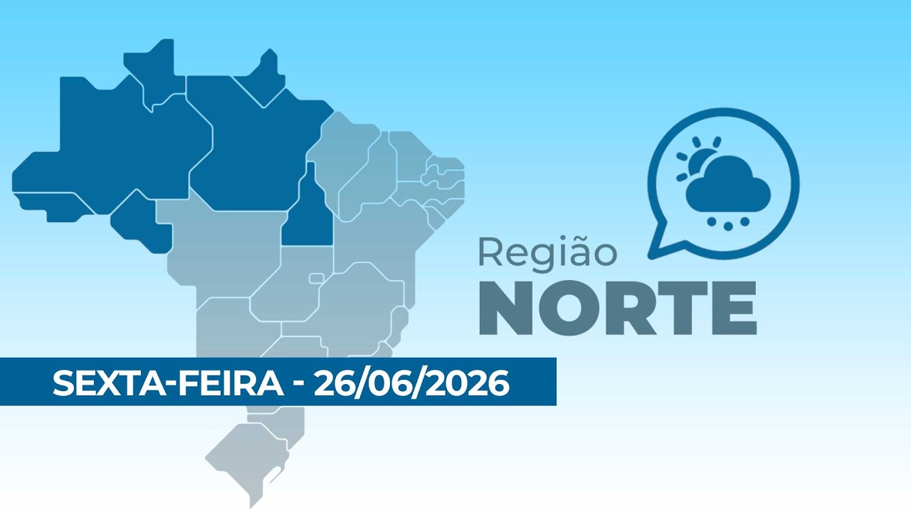 Previsão do temp opara o norte do país