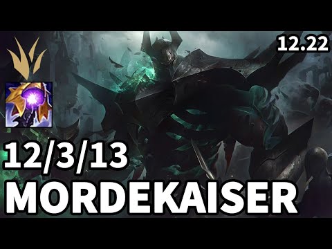 Mordekaiser Jungle vs Nunu & Willump - KR Master | Patch 12.22