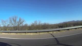 preview picture of video 'Driver's Side View east into Three Points, Arizona on AZ SR 86, 9 March 2015, GP016832'