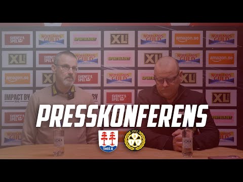 Presskonferens: Timrå IK - Brynäs IF