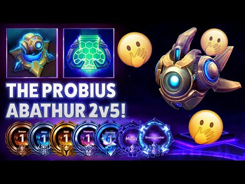 Probius Null Gate - THE PROBIUS ABATHUR 2v5! - Bronze 2 Grandmaster S3 2022