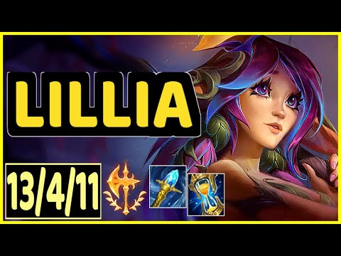LILLIA VS JARVAN IV - 13/4/11 KDA JUNGLE GAMEPLAY EMERALD III