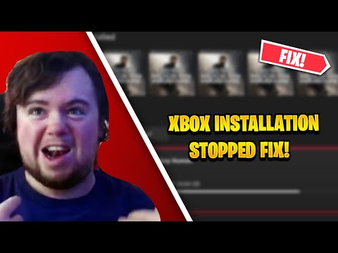 How to fix the Installation Stopped bug/glitch on xbox! (XBOX SERIES X/S, ONE)