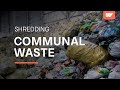 Communal and Household Waste Shredding with WEIMA PowerLine 2500