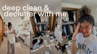 deep cleaning and organizing my entire room 🧼✨🌸 closet cleanout, decluttering + summer reset