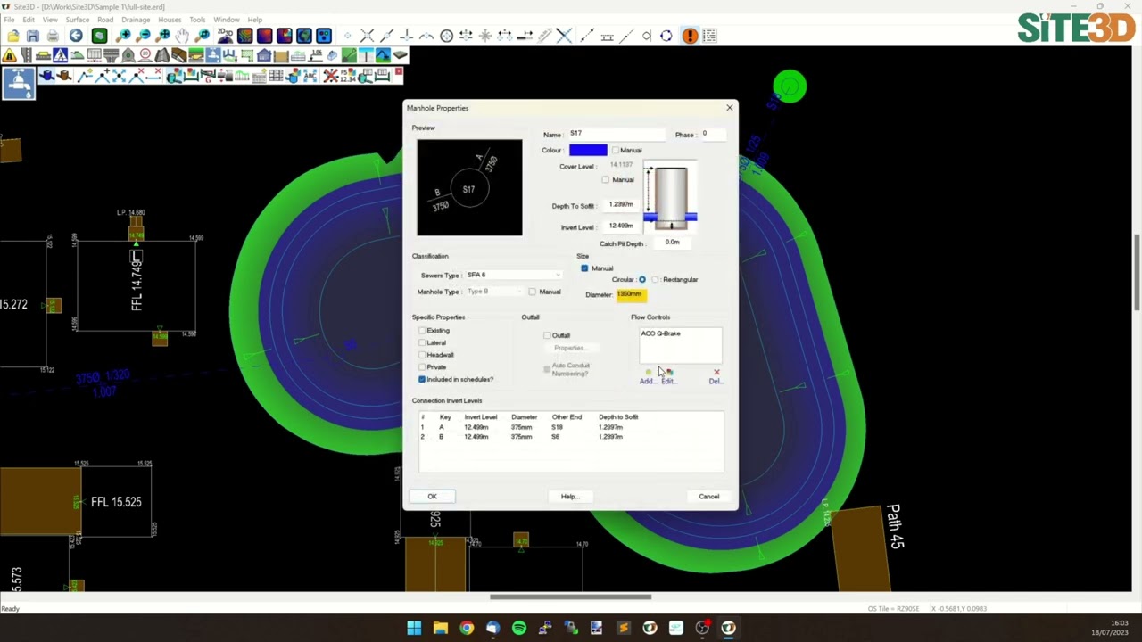 Site3D: Vortex Flow Controls