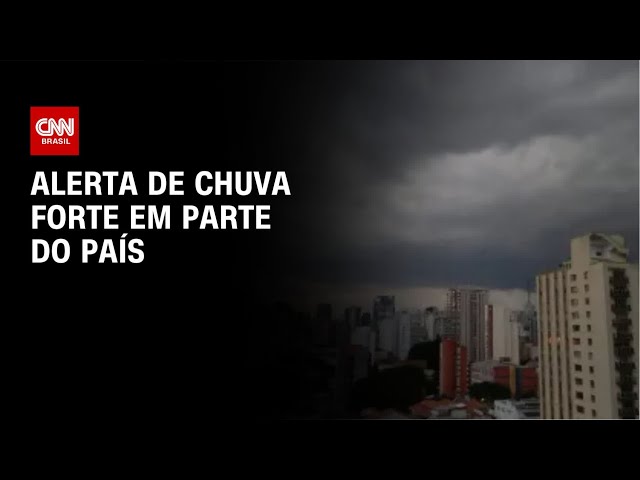 Previsão do tempo: alerta de chuva forte em parte do país | CNN NOVO DIA