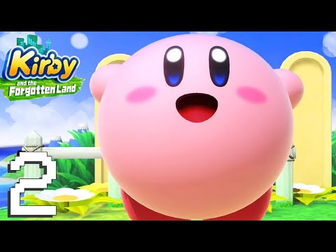 Kirby and the Forgotten Land - Gameplay Walkthrough Part 2 - Natural Plains Through The Tunnel