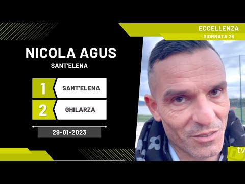 Nicola Agus allenatore Sant'Elena 29-01-2023 - Diario Sportivo
