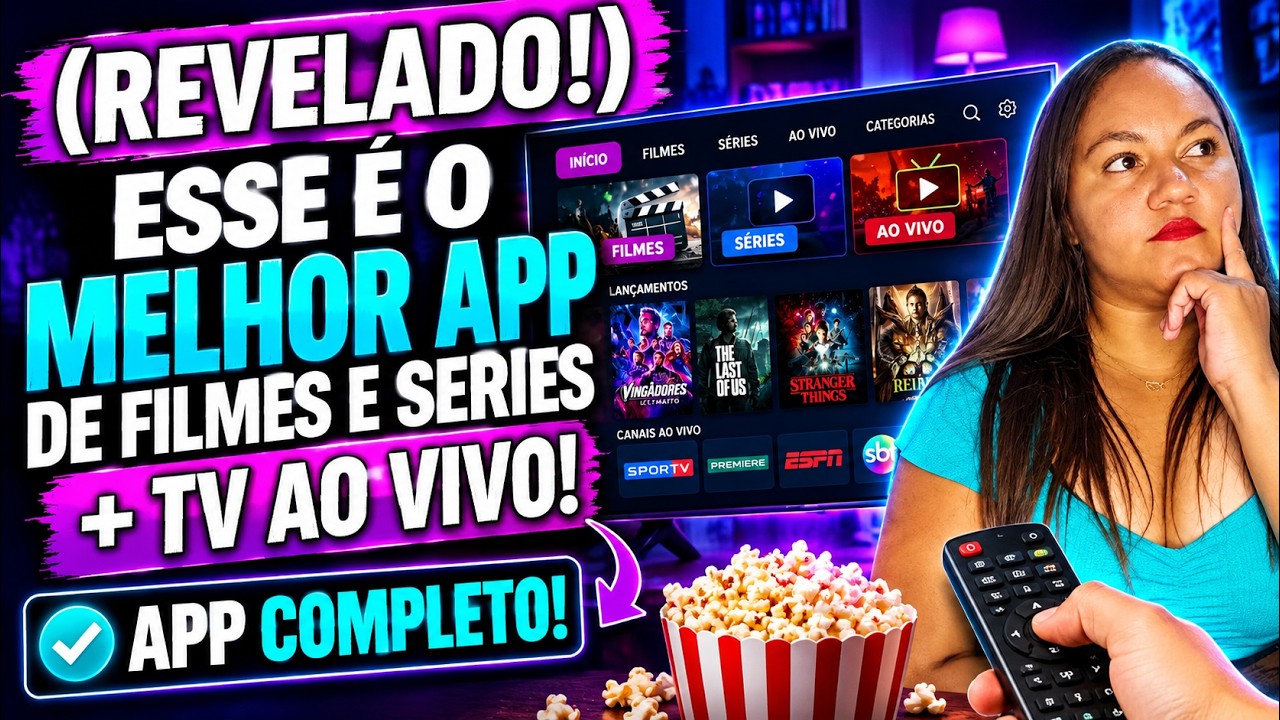 🚨 REVELADO! O MELHOR APP PARA FILMES, SÉRIES E TV AO VIVO EM 2026!