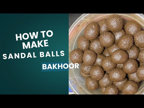 Yanda ake Sandal Balls / How to make Sandal Balls Bakhoor