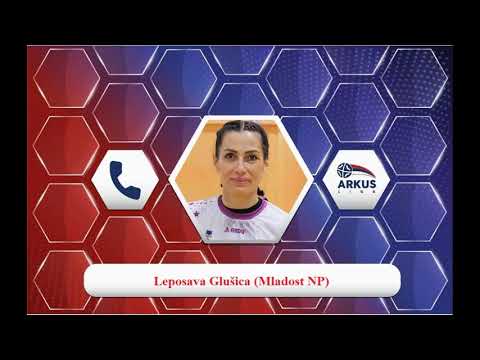 Najava 19. kola ARKUS lige za žene / Glušica Leposava - igračica ekipe Mladost NP