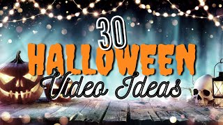 Halloween Video Ideas 2020 l YouTube Video Ideas For Small YouTube Channels