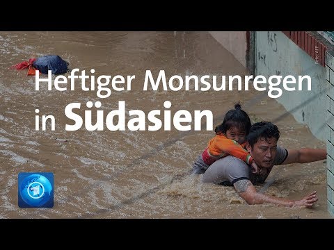 Wegen extremer Hitzewelle: Starker Monsun in Indien, Nepal und Bangladesch