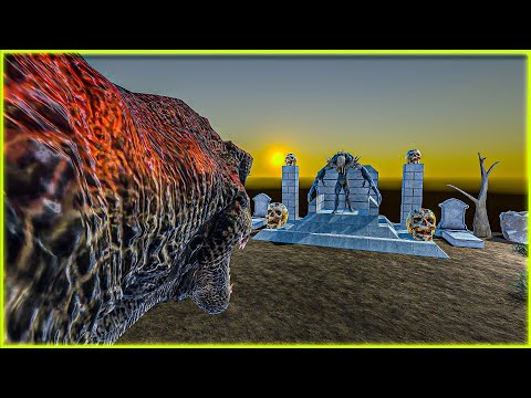 Dinosaur vs Ghost Scourge Best Fight - Animal Revolt Battle Simulator