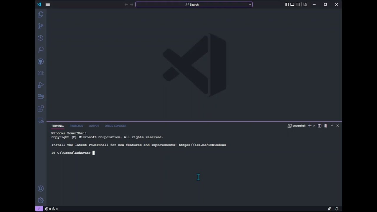 Quickly find a recent command in Terminal in VS Code