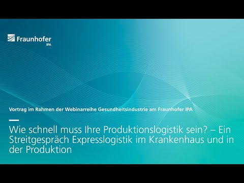 Produktionslogistik im Krankenhaus und der Industrie