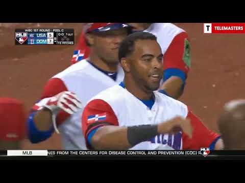 USA vs Dominican Republic  2017 World Baseball Classic 1st Round  WBC Highlights