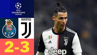 ملخص مباراة : يوفنتوس 3 × 2 بورتو ( إياب ثمن نهائي دوري أبطال اوروبا )