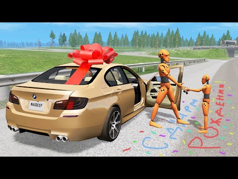 Rich Kid! Dad Gifts His Son a BMW | BeamNG.drive