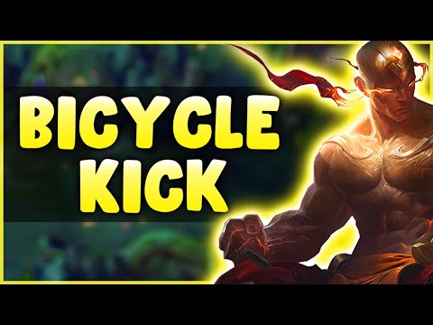 HOW TO DO BICYCLE KICK WITH LEE SIN IN LEAGUE OF LEGENDS?!
