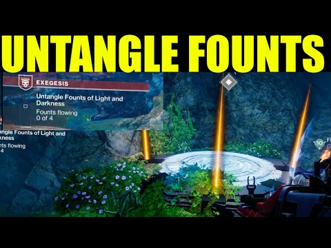 How to "Untangle founts of light and darkness" Destiny 2 | Exegesis Mission walkthrough