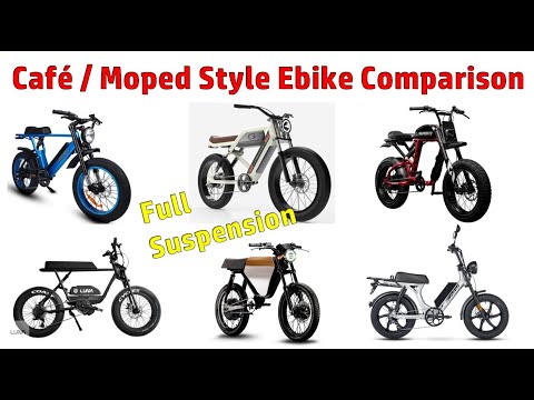 Full Suspension Cafe Racer Style Ebike Comparison - Super 73, Aerial Rider, Sondors Madmods