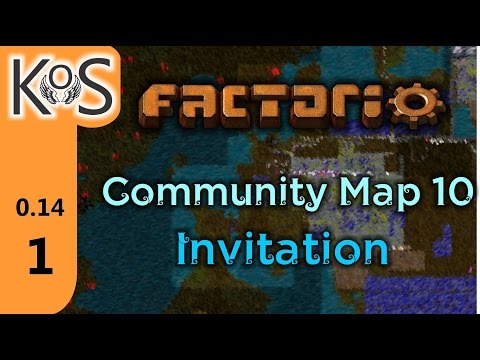 Factorio Community Map 10, Ep 1: Invitation - Vanilla+ | Co-op Multiplayer 0.14
