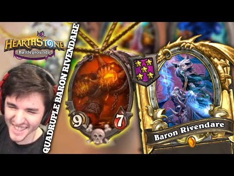 Quadruple Baron Rivendare Procs ft. Zalae | Firebat Battlegrounds